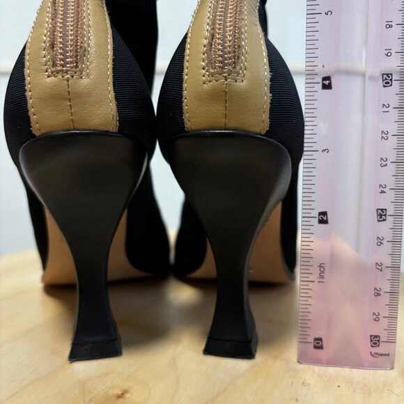 Tony Bianco Two-Tone Stiletto Ankle Booties - Size 5 - Picture 4 of 11